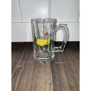 The Masters Golf Tournament Glass Beer Mug Chip‎ On Rim Sports